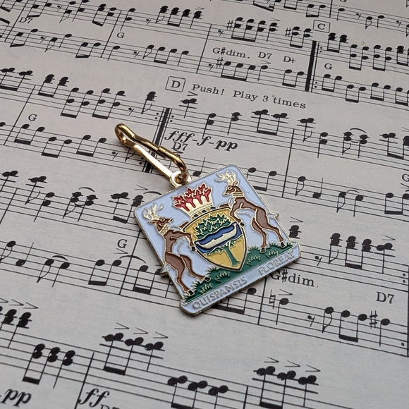 Quispamsis Floreat Enamel Pendant - Picture 4 of 5